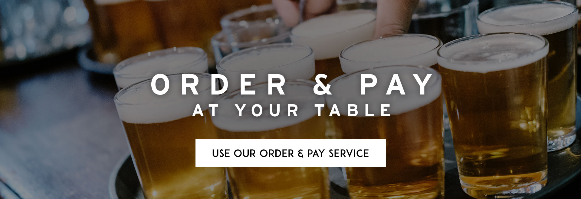 Order at table at The Commercial hero