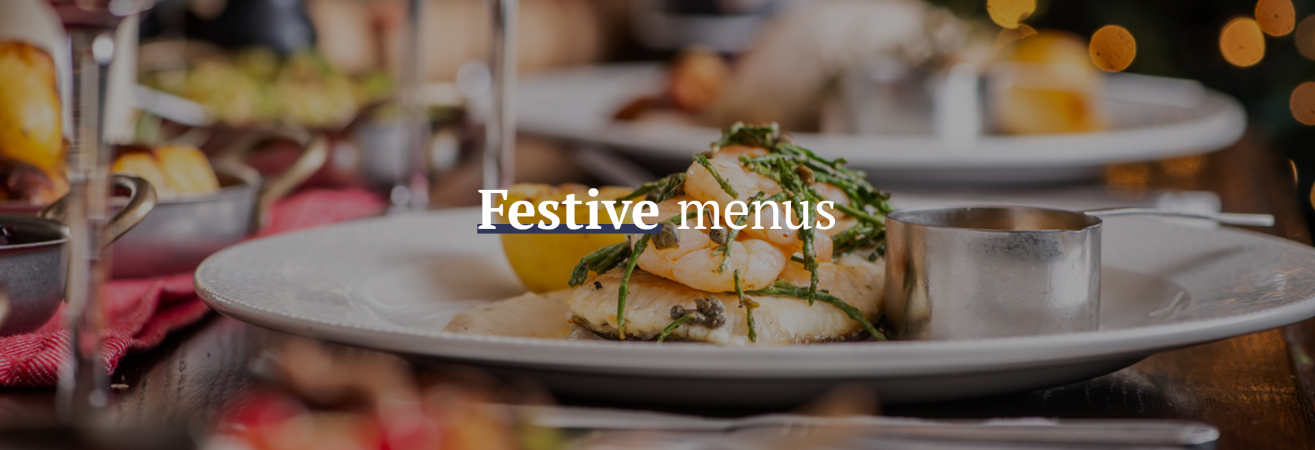 Festive Christmas Menu at The Commercial 