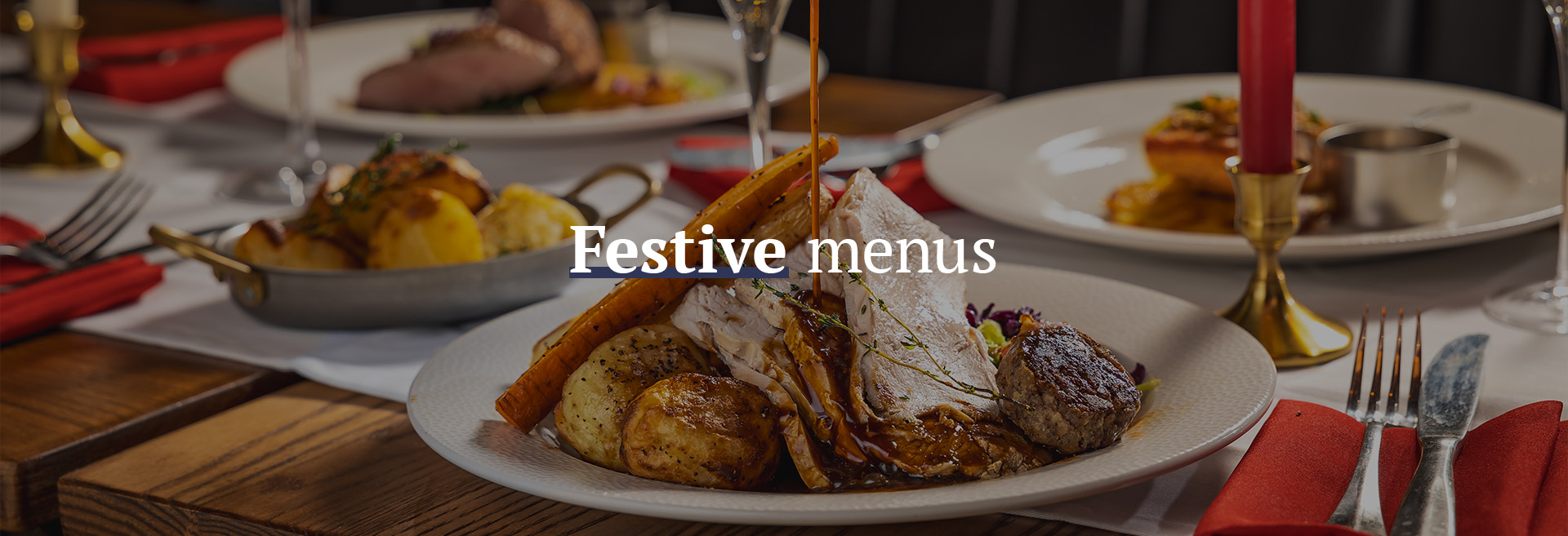 Christmas menu at The Commercial